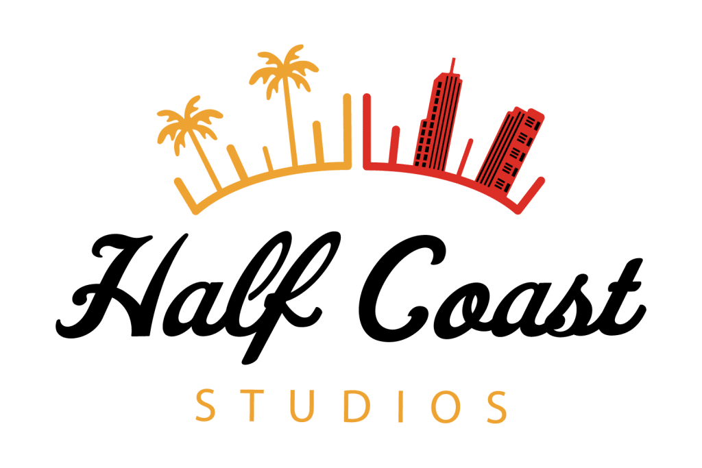 Alternative logo 1 for Half Coast Studios.